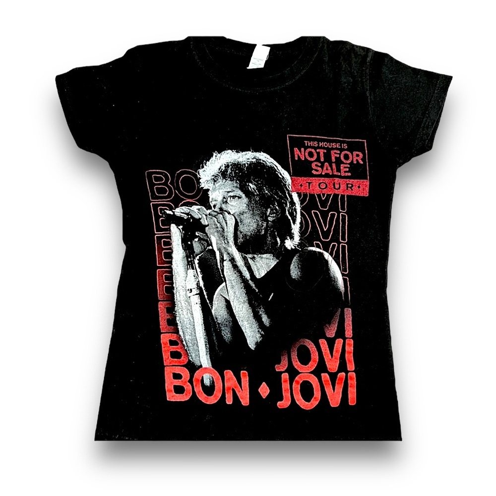 BON JOVI 2018 Concert Tour This House is Not For Sale TSHIRT black red white SM